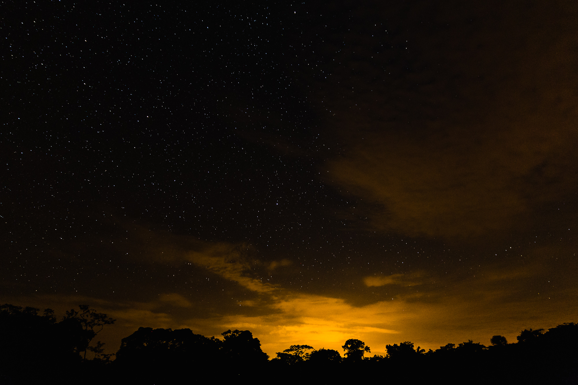 Sternenhimmel Ecuador Amazonas